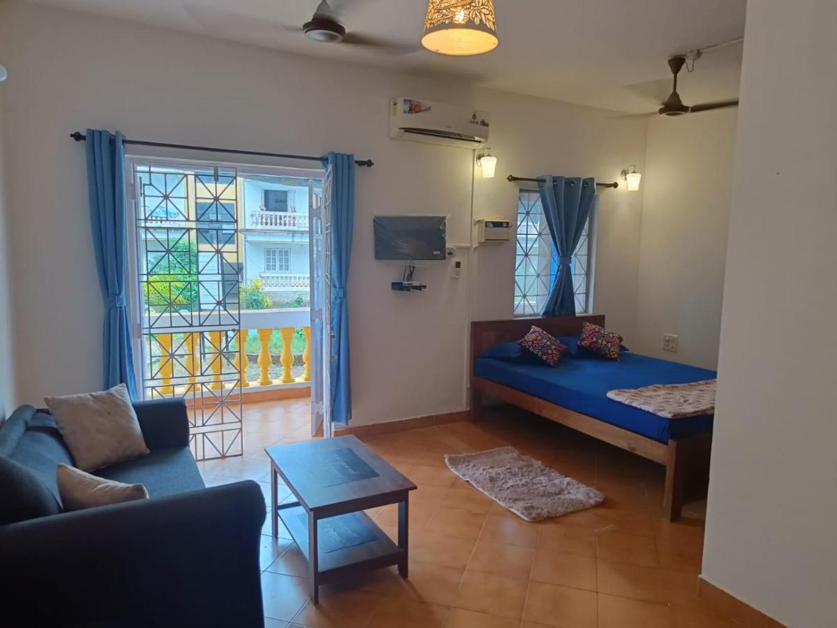 Contemporary Studio Apartment In Calangute, Goa Ngoại thất bức ảnh